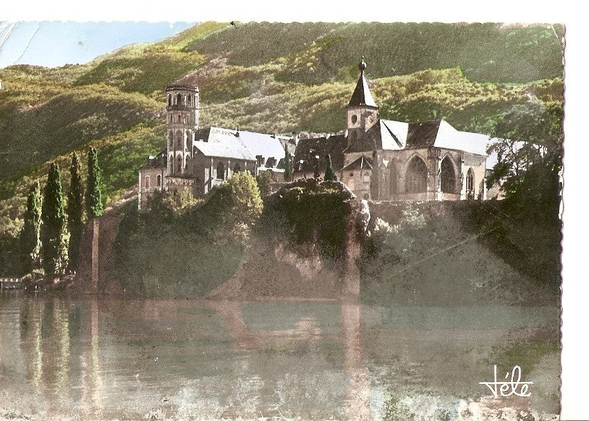 Postal 041844 : Abbaye dHautecombe pres dAix-les-Bains. Lac du Bourget
