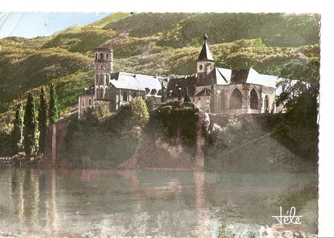 Postal 041844 : Abbaye dHautecombe pres dAix-les-Bains. Lac du Bourget