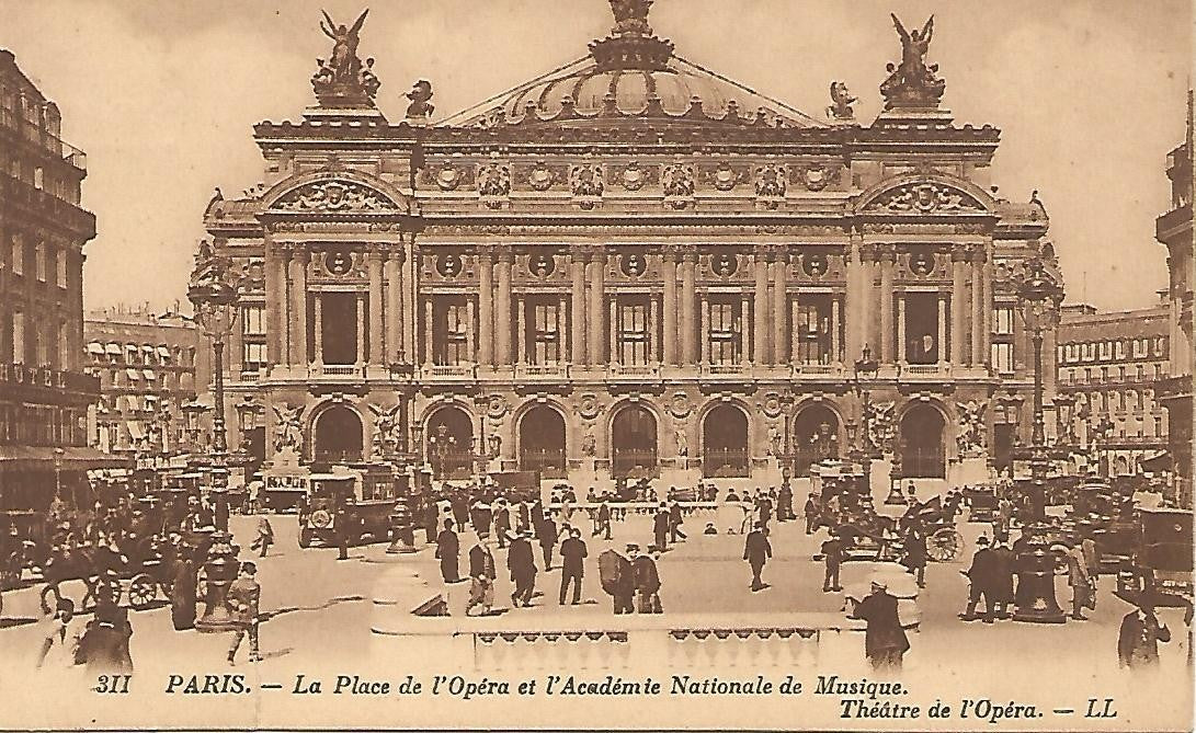 Postal 51024: PARIS - Plaza de la Opera