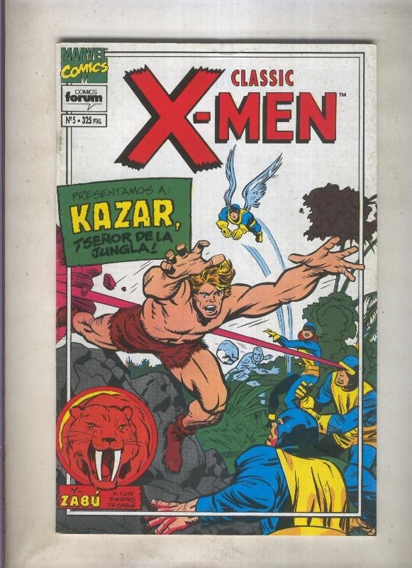 Classic X Men volumen 2 numero 05: Aparecen los Vengadores (numerado 4 en trasera)
