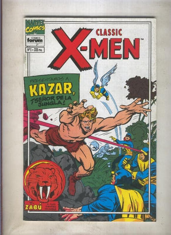 Classic X Men volumen 2 numero 05: Aparecen los Vengadores (numerado 4 en trasera)