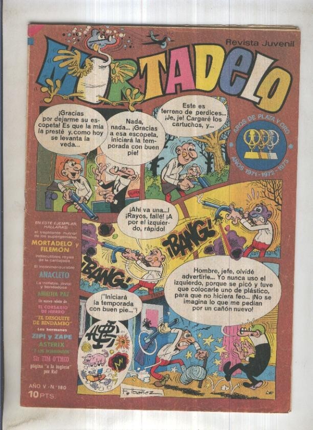Revista Mortadelo numero 180