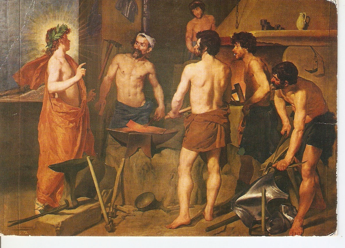Postal 037510 : 14. Velazquez. La Fragua de Vulcano