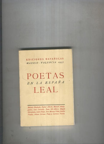 Poetas en la España leal