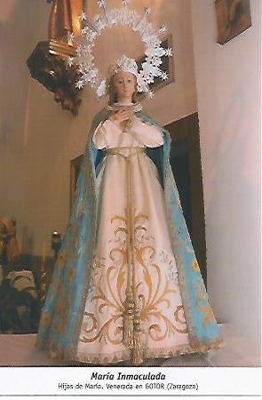 POSTAL 54697: Maria Inmaculada. Gotor Zaragoza