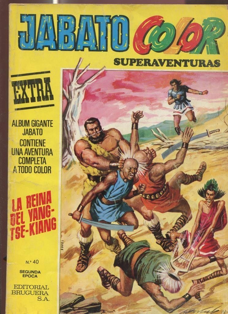 Jabato color album amarillo segunda epoca numero 40: La reina del Yang-Tse-Kiang