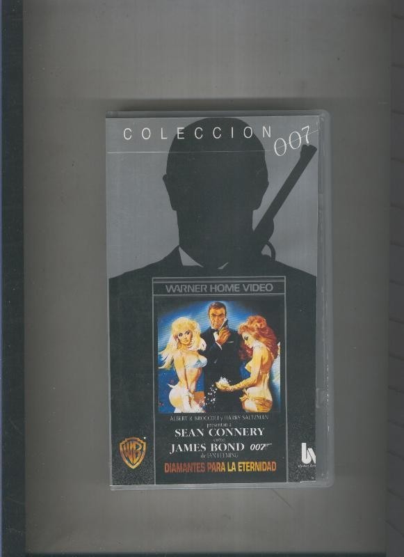 Video VHS: James Bond: Diamantes para la eternidad (Sean Connery)