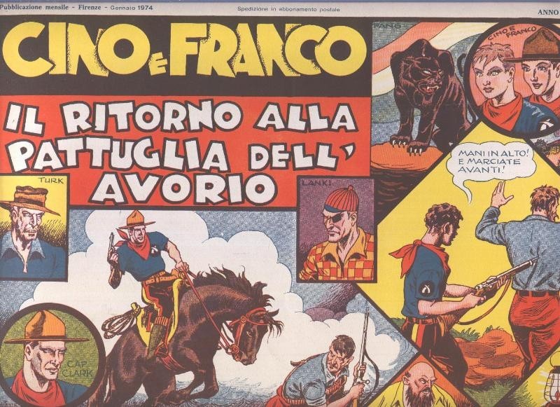 Gino e Franco volumen 09 (1973): Il ritorno alla pattuglia dell, avorio