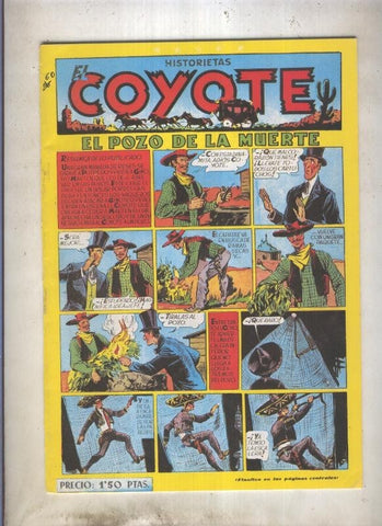 El Coyote facsimil numero 060: El pozo de la muerte (numerado 2 en trasera)