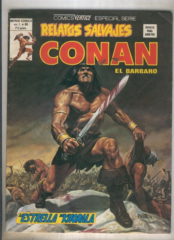 Relatos Salvajes numero 80: Conan (numerado 3 en trasera)