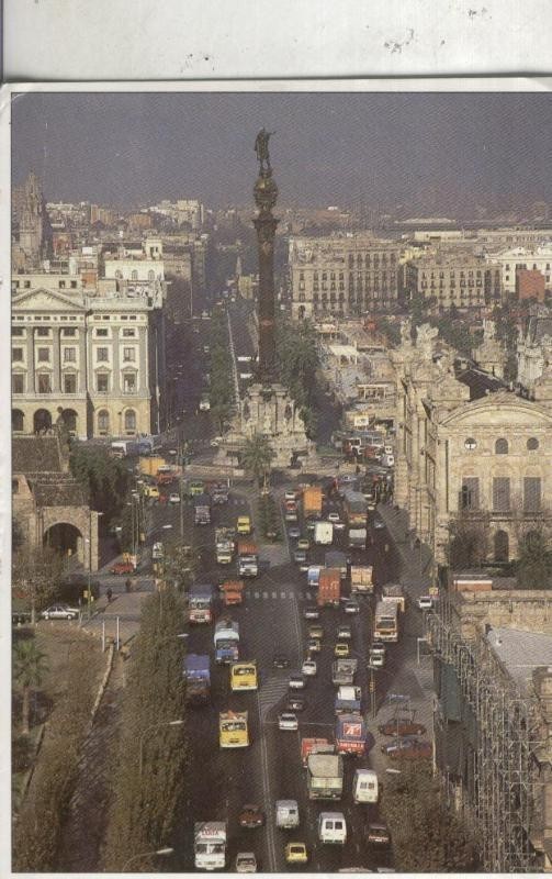 Postal 004648 : Paseo de Colon en Barcelona