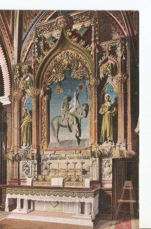 Postal 031167 : Montserrat. Altar de Sant Marti