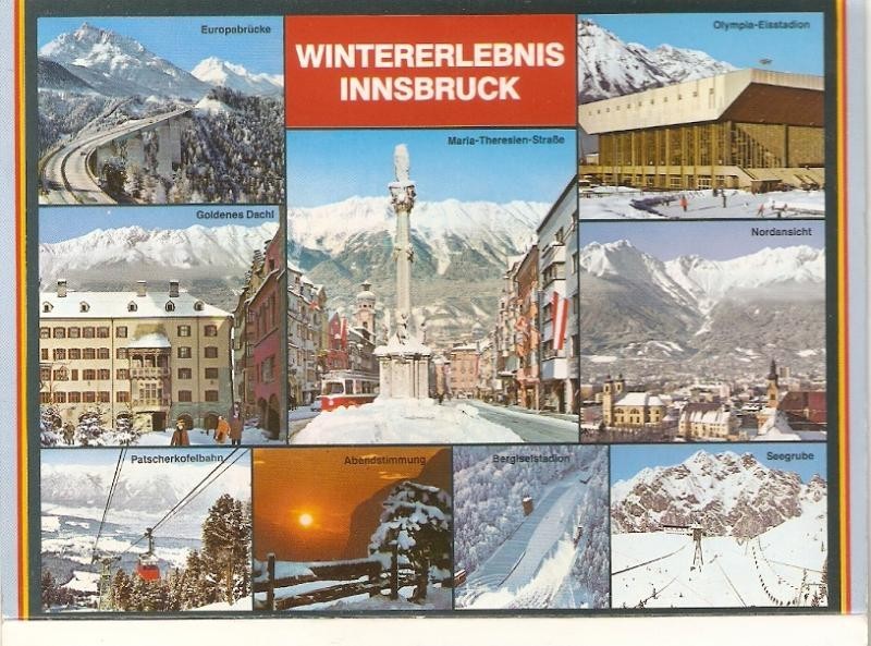 Postal 026471 : Un saludo desde Innsbruck en invierno