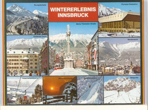 Postal 026471 : Un saludo desde Innsbruck en invierno
