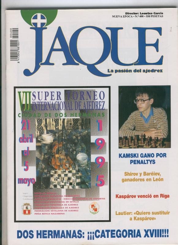 Jaque-Revista de ajedrez numero 400
