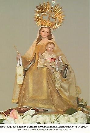 POSTAL 54250: Nuestra Señora del Carmen. Carmelitas Descalzos de Toledo