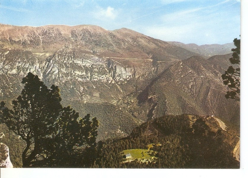 Postal 045429 : Saldes. Alt Bergueda. Jassa dels Prats al fons Gresolet