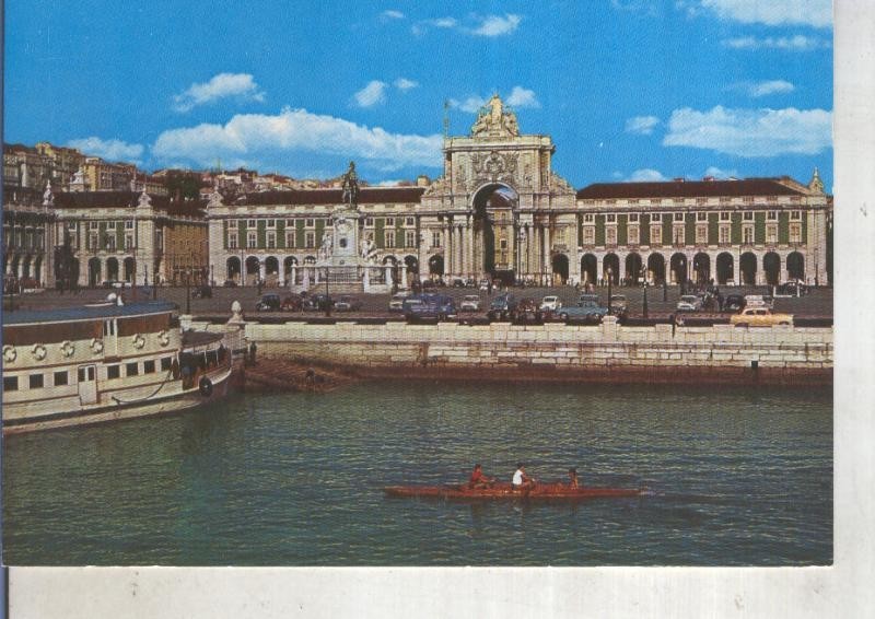 Postal 014109: Plaza de Comercio en Lisboa, Portugal
