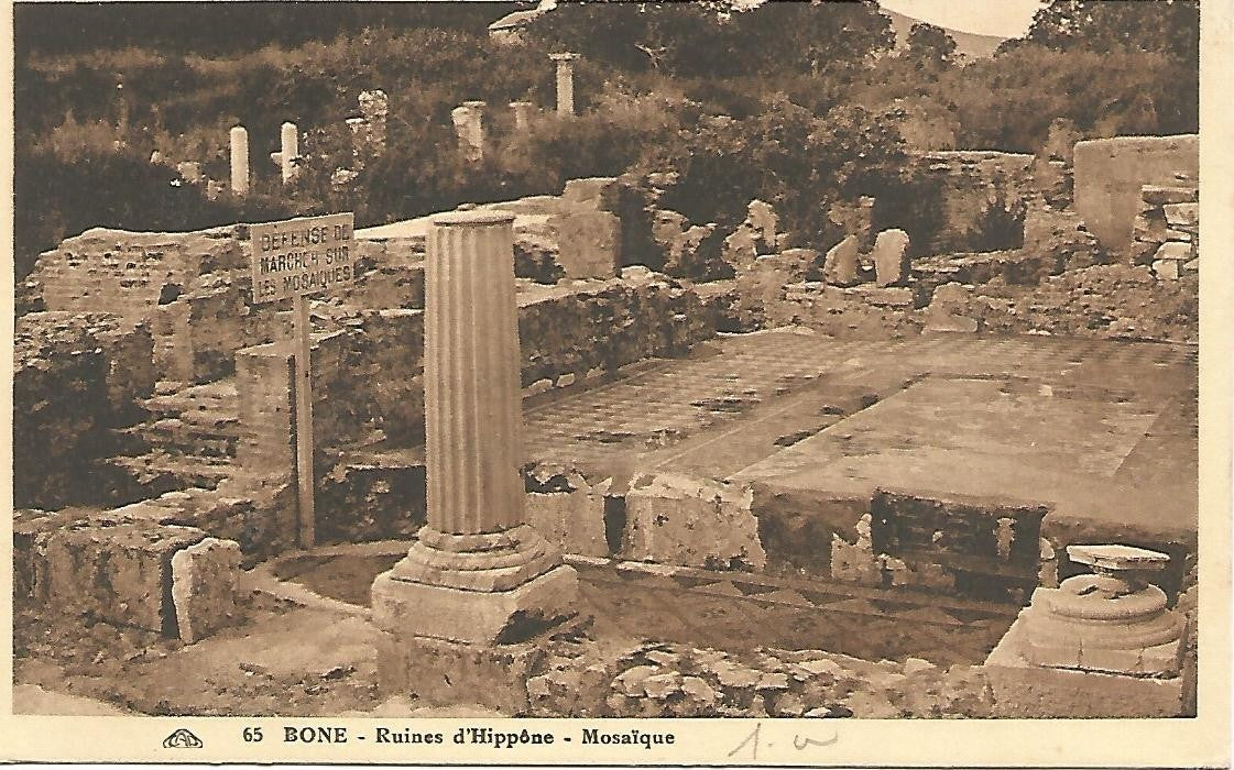 Postal 51684: BONE - Ruinas de Hipon. Mosaico