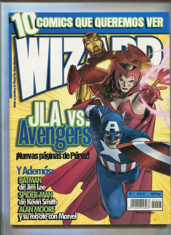 Wizard revista sobre comics numero 07