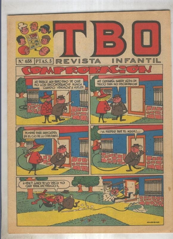 TBO numero 658: Comprobacion (Moreno), (numerado 1 en trasera)