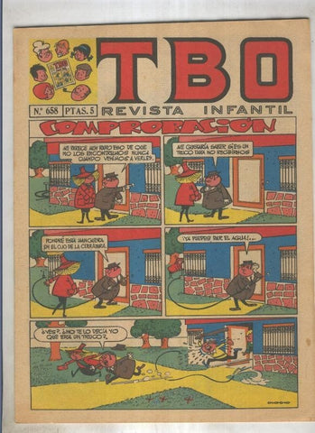 TBO numero 658: Comprobacion (Moreno), (numerado 1 en trasera)