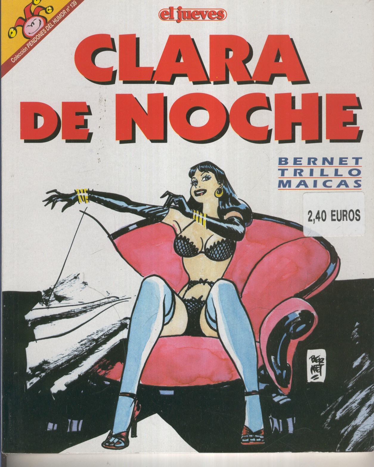 EL JUEVES: CLARA DE NOCHE (numerado 02 en trasera)