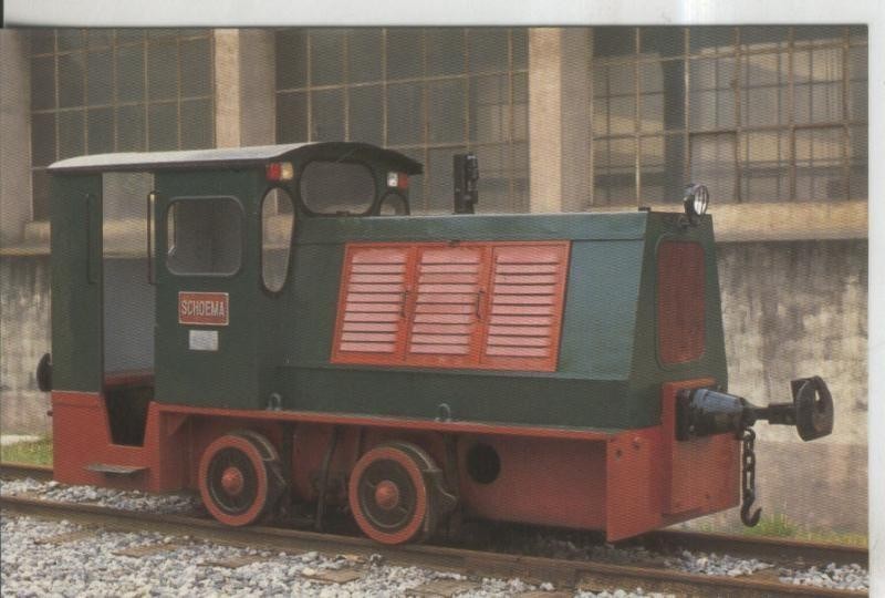 Postal 000289: Tren Tractor diesel numero 1 de Cementos Rezola