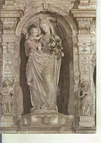 Postal 014307: Virgen Maria del Retablo de Damian Forment del Monasterio de Poblet