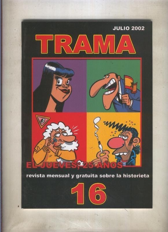 Trama revista mensual de comic numero 16, julio 2002