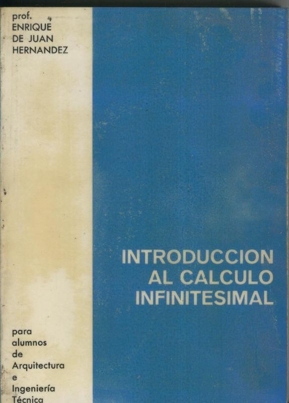 Introduccion al calculo infinitesimal