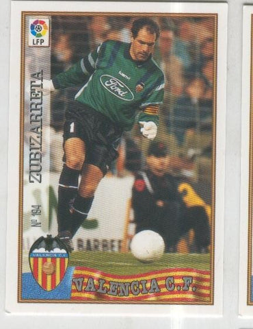 Cromo Liga 97/98: C.F.Valencia numero 194: Zubizarreta
