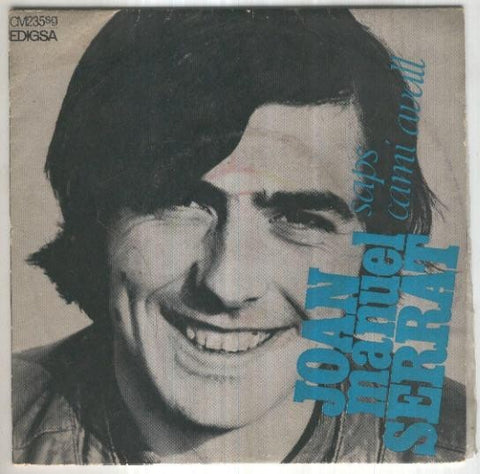 Disco 45 r.p.m: JOAN MANUEL SERRAT - Saps (Edigsa)