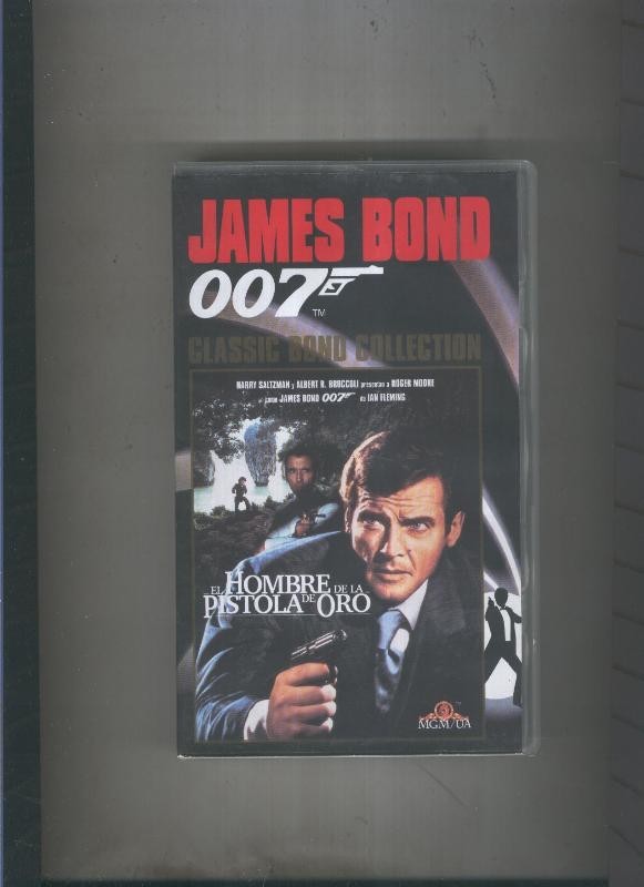 Video VHS: James Bond 007: El hombre de la pistola de oro
