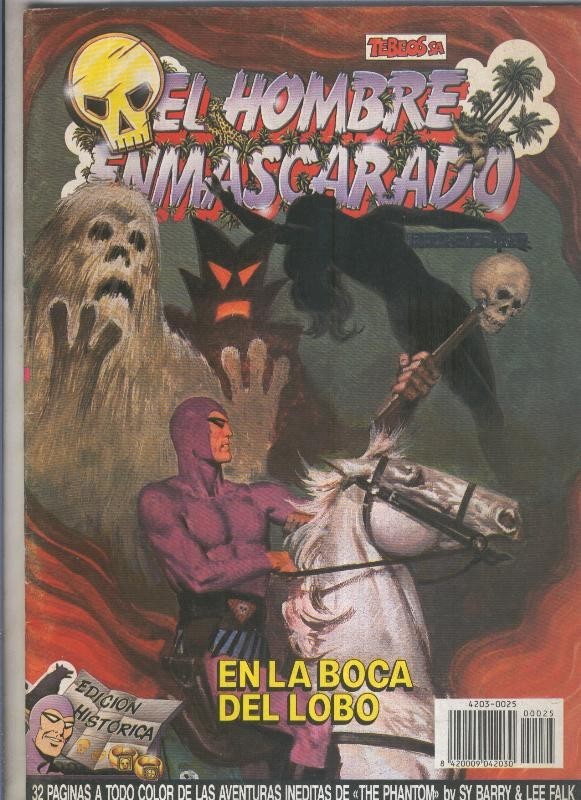 El Hombre Enmascarado numero 25 (numerado 1 en trasera)
