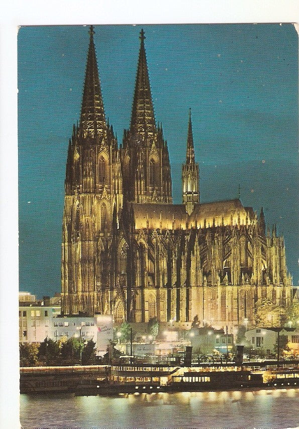 Postal 035733 : Koln am Rhein. Dom in Festbeleuchtung