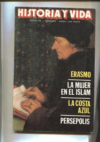 Historia y Vida numero 216: Erasmo-La mujer en el islam