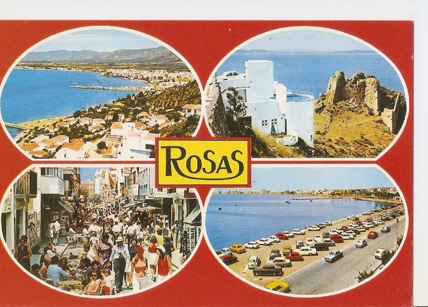 Postal 033314 : Rosas (Costa Brava). Famosa por su Golfo y sus bellas playas
