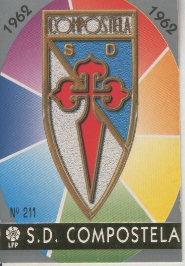 Cromo Liga 97/98: S.D.Compostela numero 211: Escudo