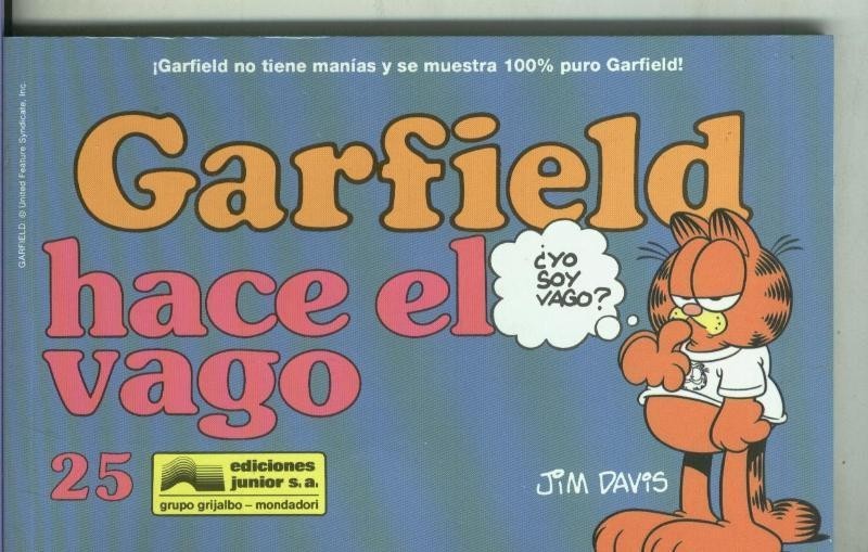 Garfield de Jim Davis numero 25: Hace el vago