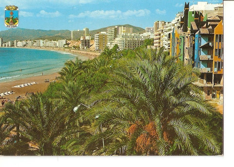 Postal 040059 : Benidorm. Parque y playa de Poniente