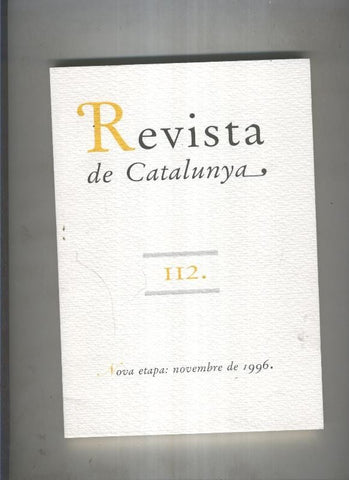 Revista de catalunya numero 112