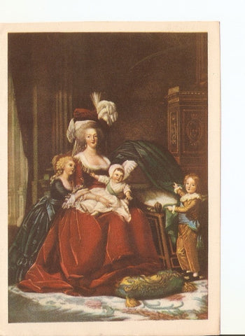 Postal 021044 : Maria Antonieta y sus hijos - Mme. Vigee-Lebrun