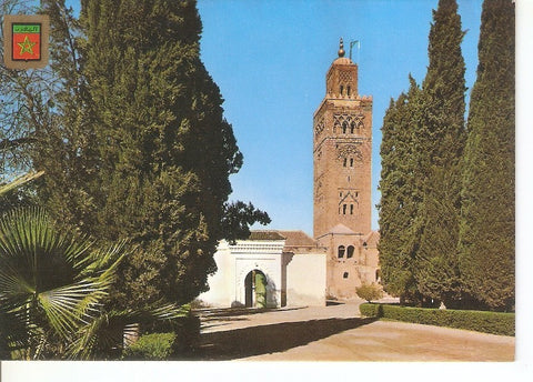 Postal 045727 : Marrakech entrada de la Mezquita la Koutoubia