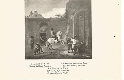 Lamina 407: WOUWERMAN. Jinete en el campo