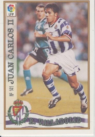 Cromo Liga 97/98: Real Valladolid numero 141: Juan Carlos II