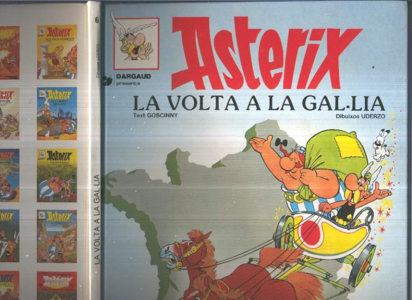 Album Asterix: La volta a la Gal.lia (numerado 6 en lomo)