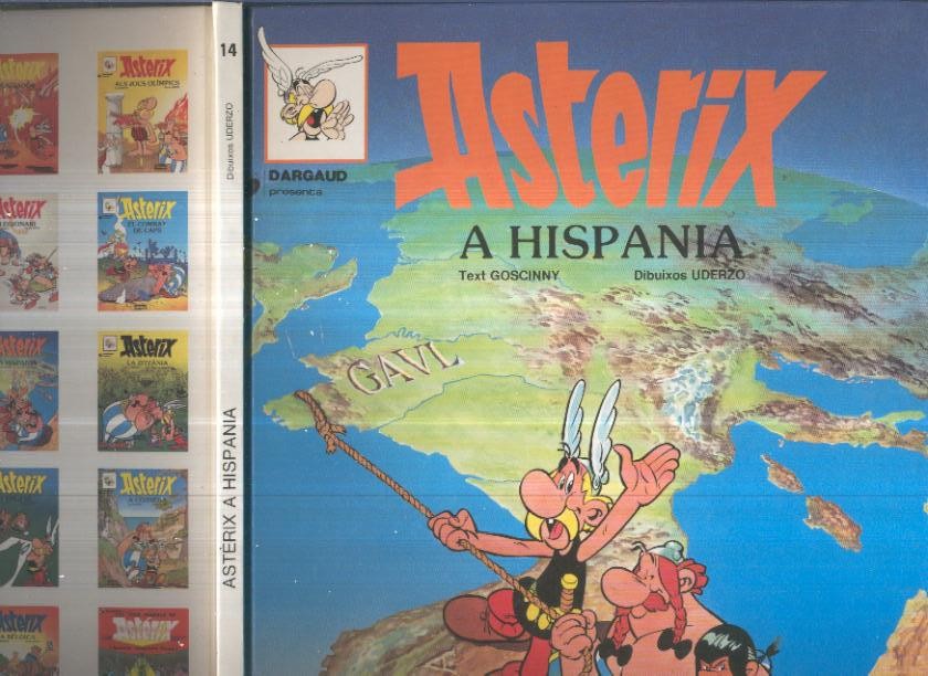 Album Asterix: A Hispania (numerado 14 en lomo)
