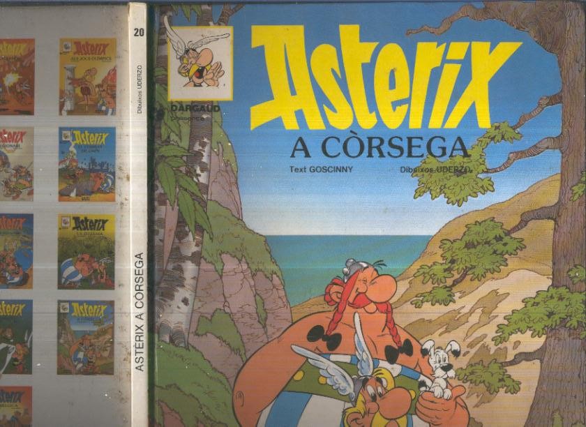 Album Asterix: A Corsega (numerado 20 en lomo)