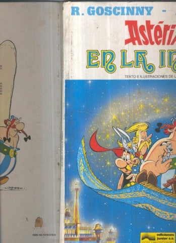 Album Asterix: En la India (rota paginas guarda cubierta interior y numerado 28 en lomo) 